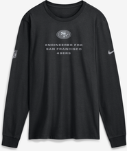 Nike Men's Nike Black San Francisco 49ers Sideline Bold Arch Star Dri-FIT Long Sleeve T-Shirt