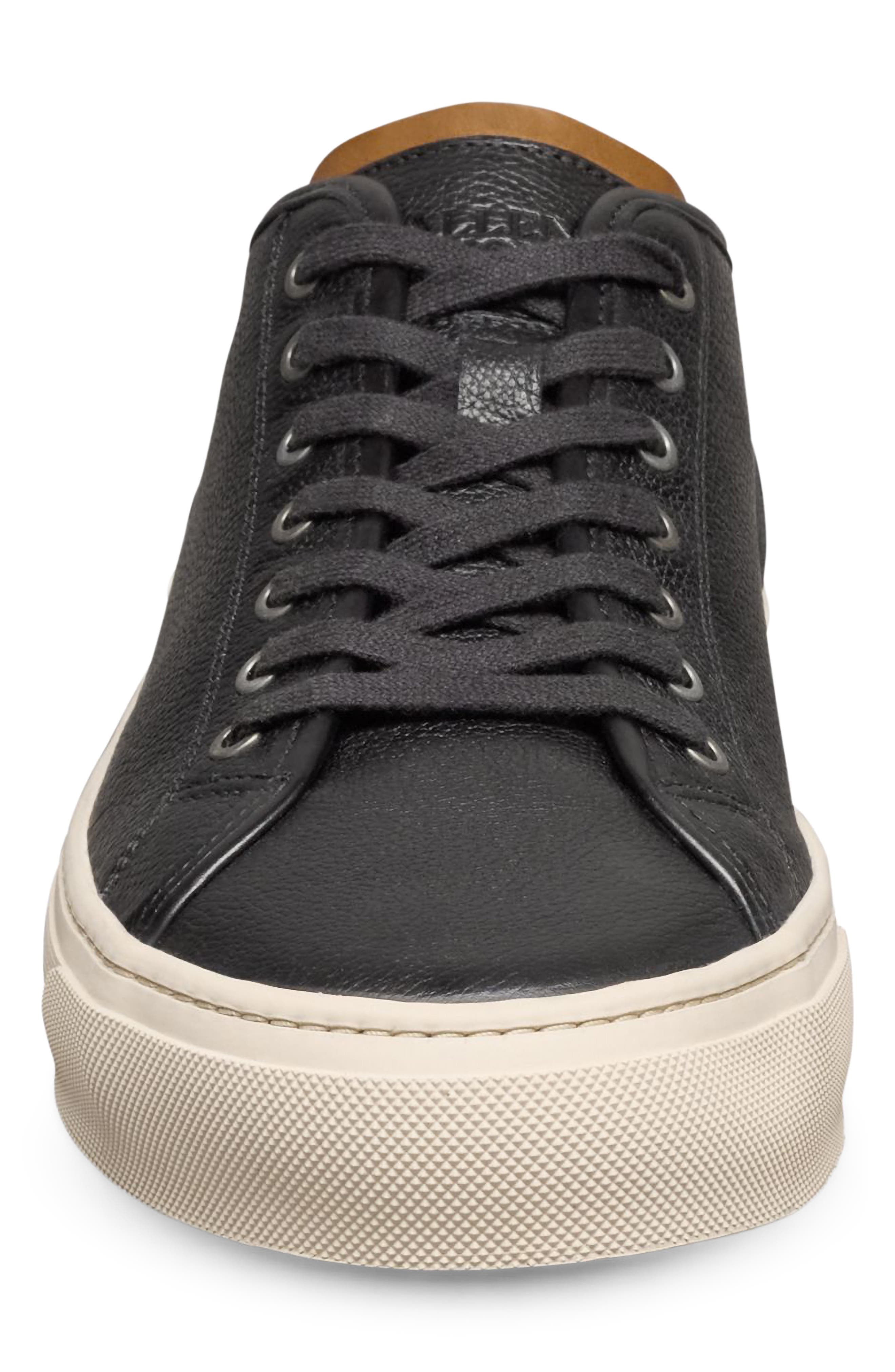 Allen Edmonds Jones Low Top Sneaker, Alternate, color, Black