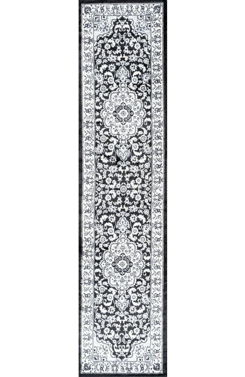 Palmette Modern Persian Floral Area Rug