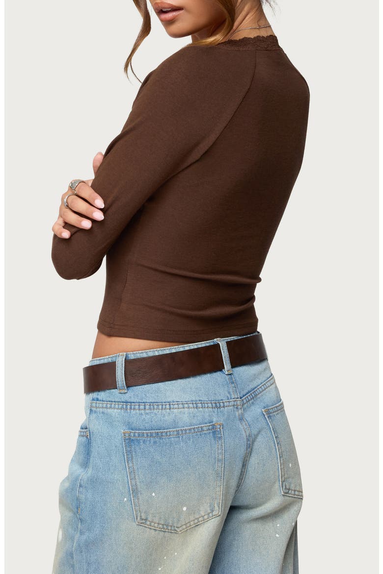 Shanah Lacy Henley, Alternate, color, BROWN