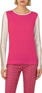 Akris punto Colorblock Wool Sweater