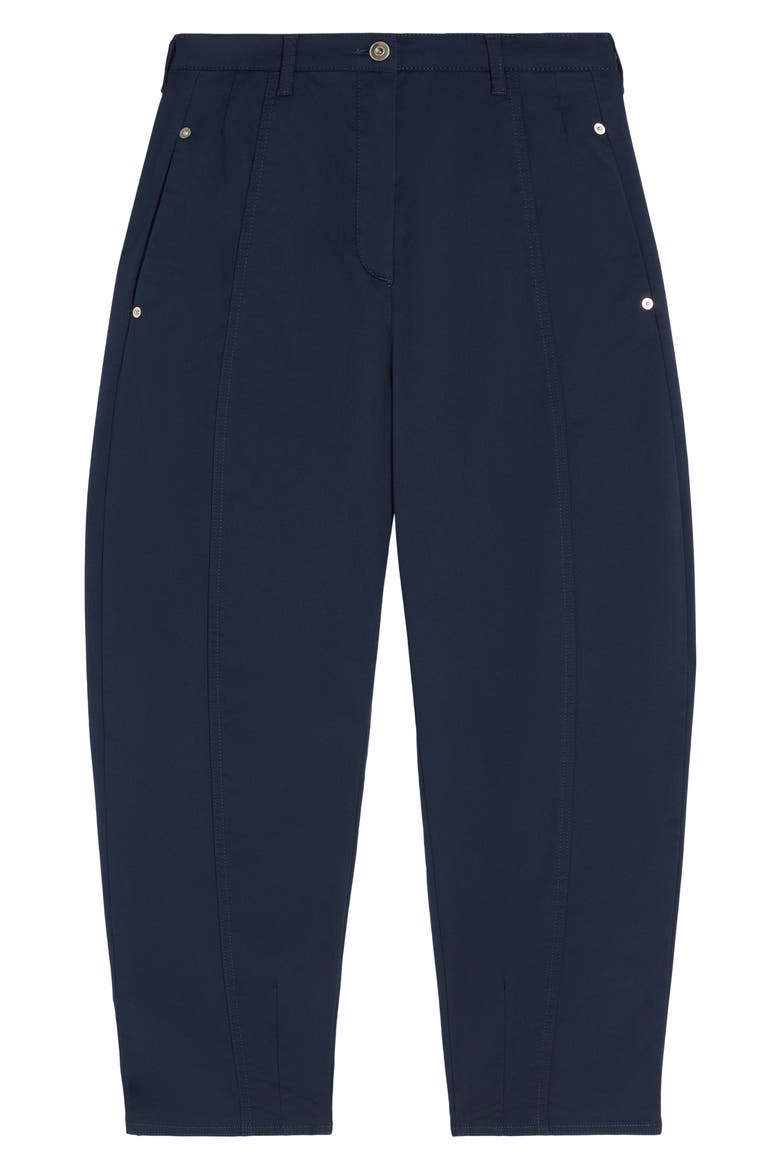 Etere Stretch Cotton Straight Leg Pants, Alternate, color, NAVY