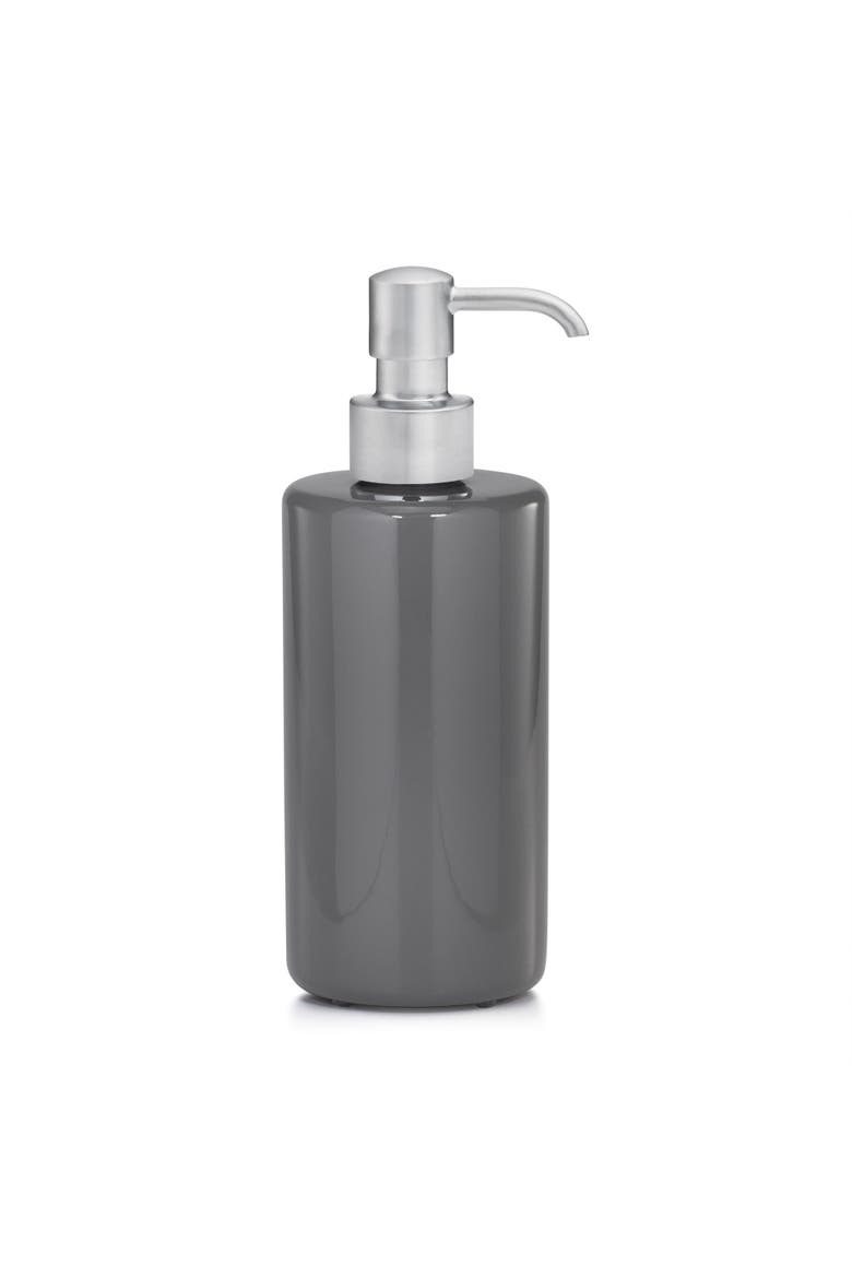 Domus Gloss Pump Dispenser, Main, color, GREY-Sat Nick