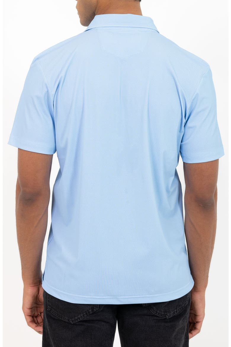 Short Sleeve Stretch Polo, Alternate, color, LIGHT BLUE