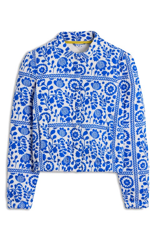 BODEN BODEN HIGHBURY PRINT QUILTED JACKET 