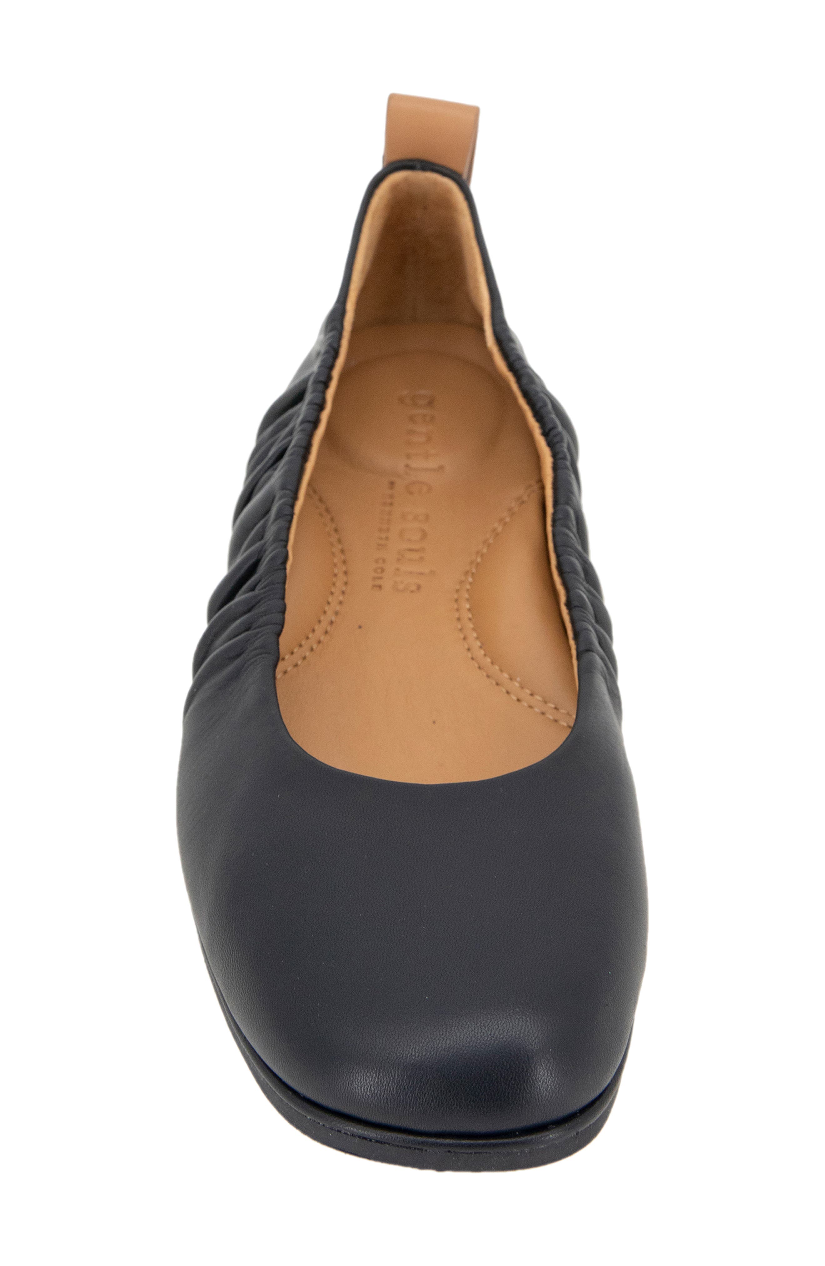 Mavis Ballet Flat, Alternate, color, BLACK LEATHER