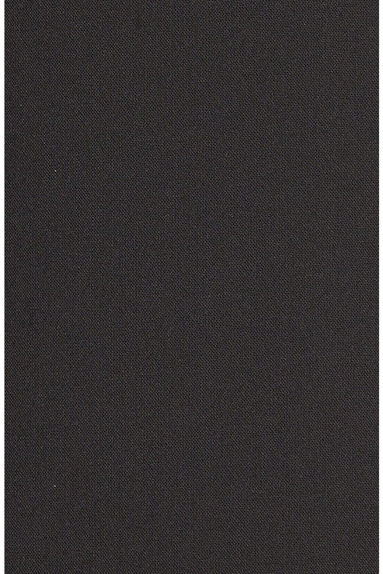 Pleat Front A-Line Skirt, Alternate, color, BLACK