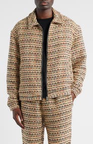 DIET STARTS MONDAY Tweed Zip Jacket