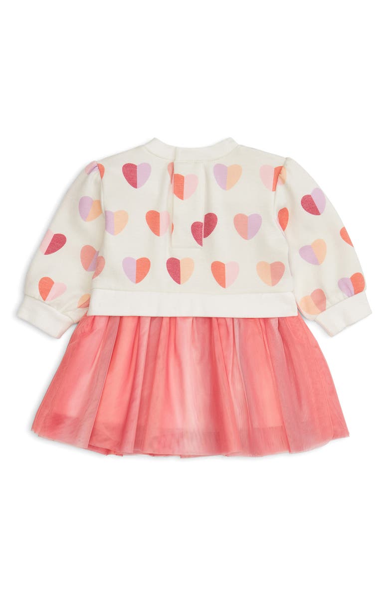 Magnetic Me Hearts Magnetic Brushed Fleece Sweatdress, Alternate, color, Heart