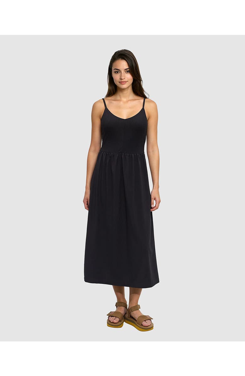 tentree Juneau Dress, Main, color, Meteorite Black