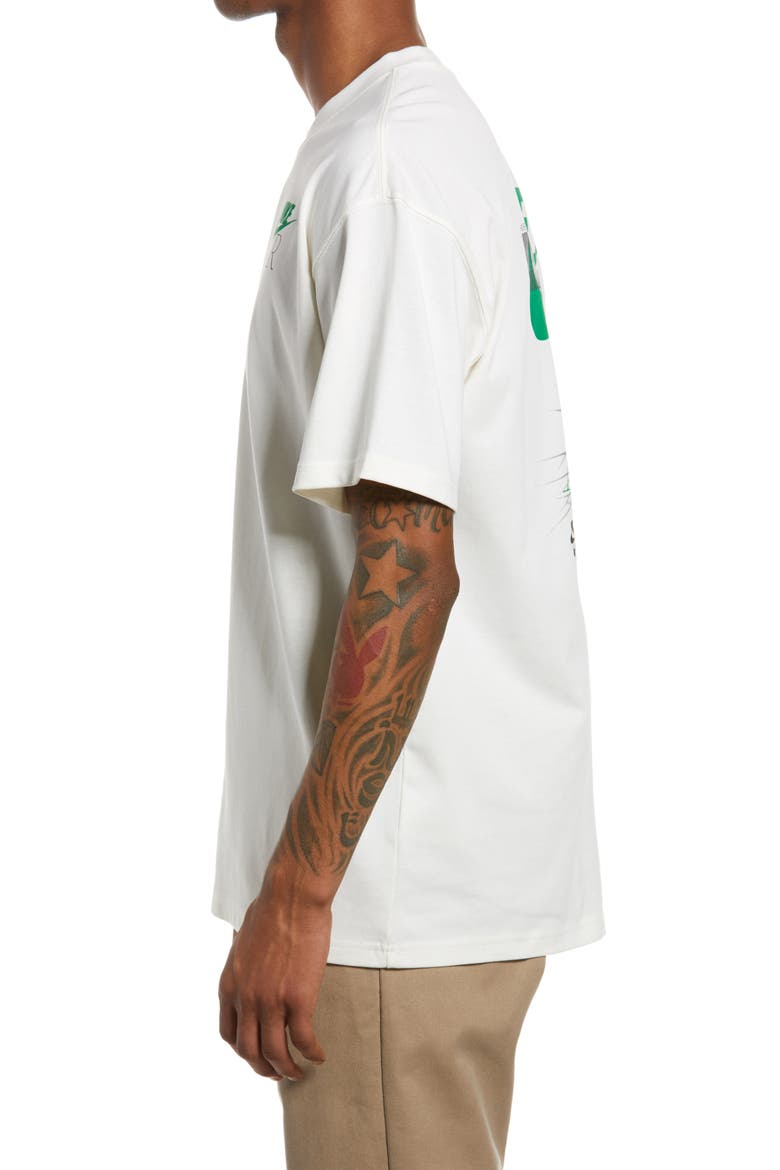 Sportswear Max 90 Graphic Tee, Alternate, color, PURE/ LUCKY GREEN