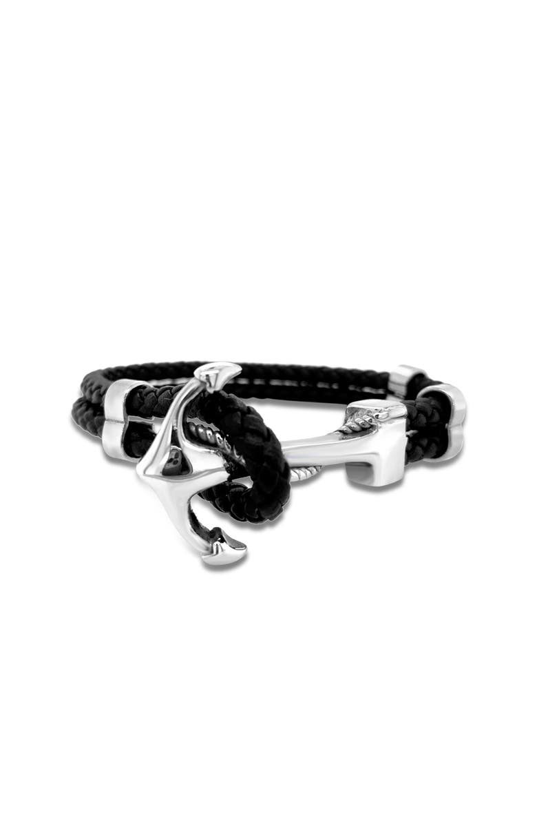 Anna Zuckerman Adriatic Knot Men's Bracelet, Main, color, Silver