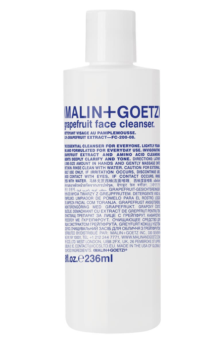 MALIN+GOETZ Grapefruit Face Cleanser, Main, color, White