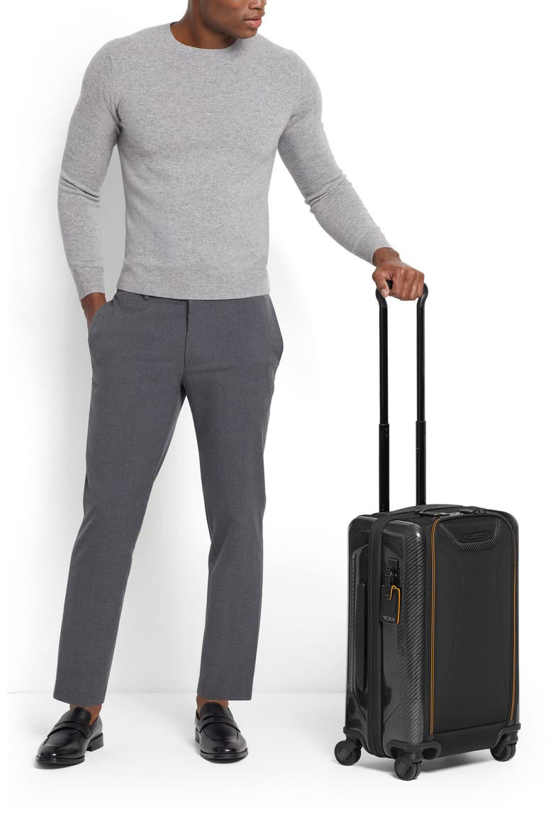 Mclaren Aero Dual Access Expandable Carry-On, Alternate, color, BLACK