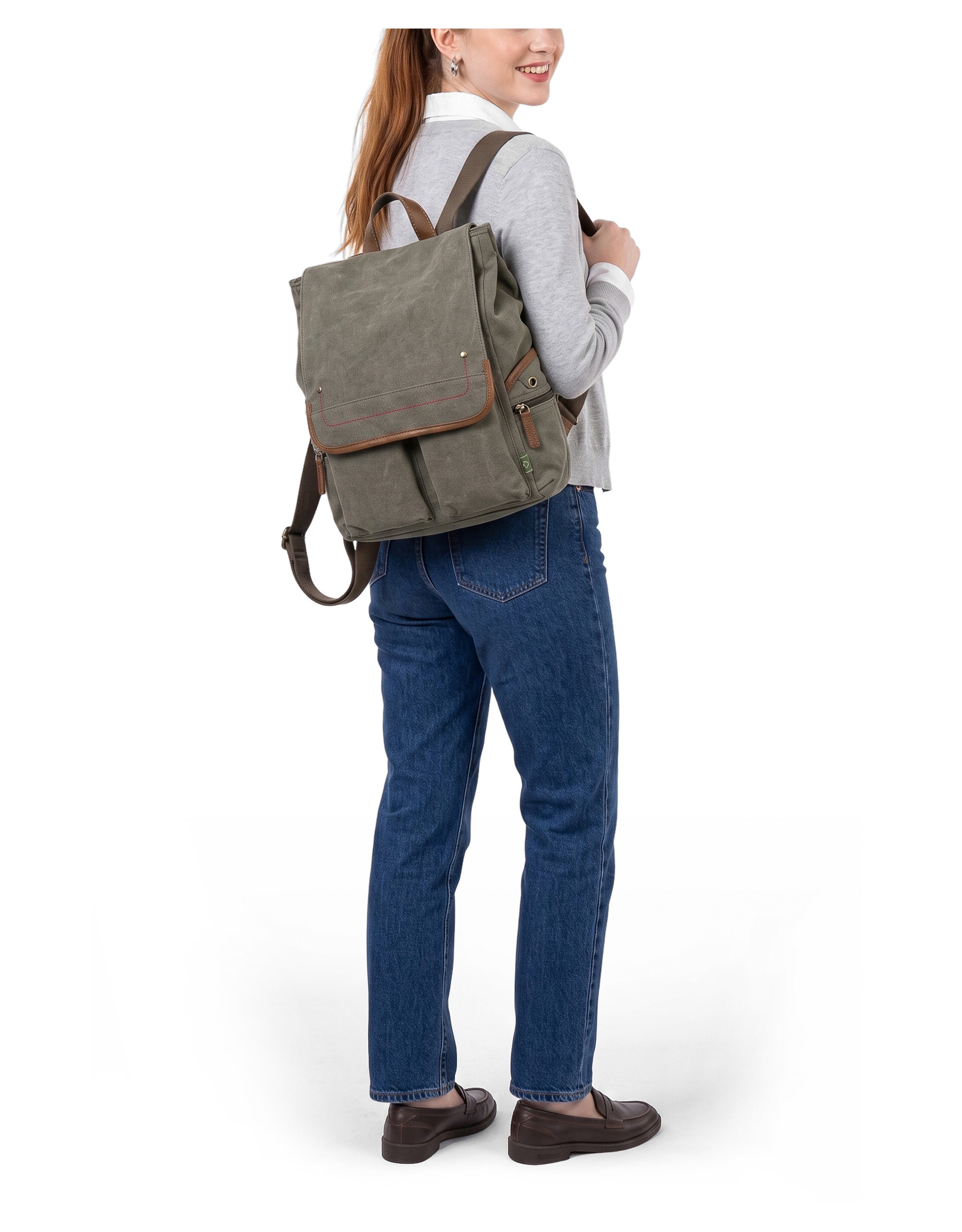 TSD Brand Atona Canvas Flap Laptop Backpack | Nordstrom