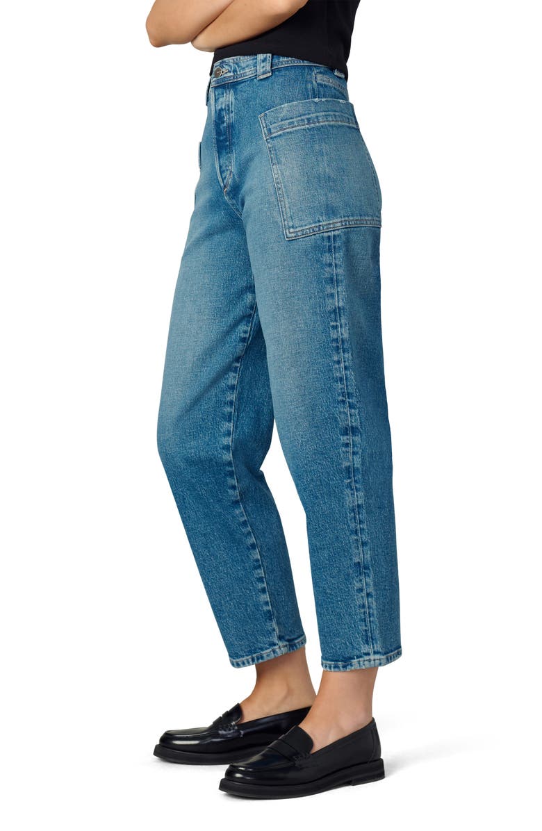 Joe's The Phoebe Patch Pocket Crop Straight Leg Jeans, Alternate, color, Refined