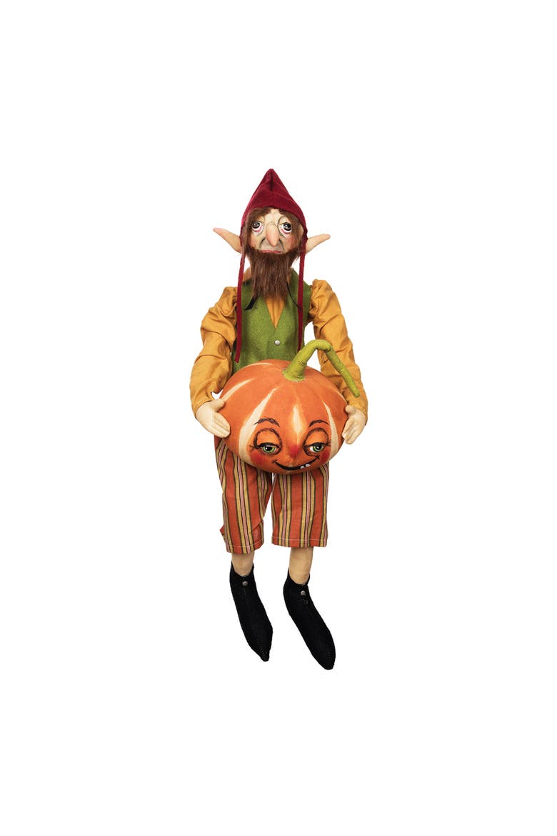 Ezekiel Joe Spencer Gathered Traditions Halloween Figurine 27", Main, color, Orange