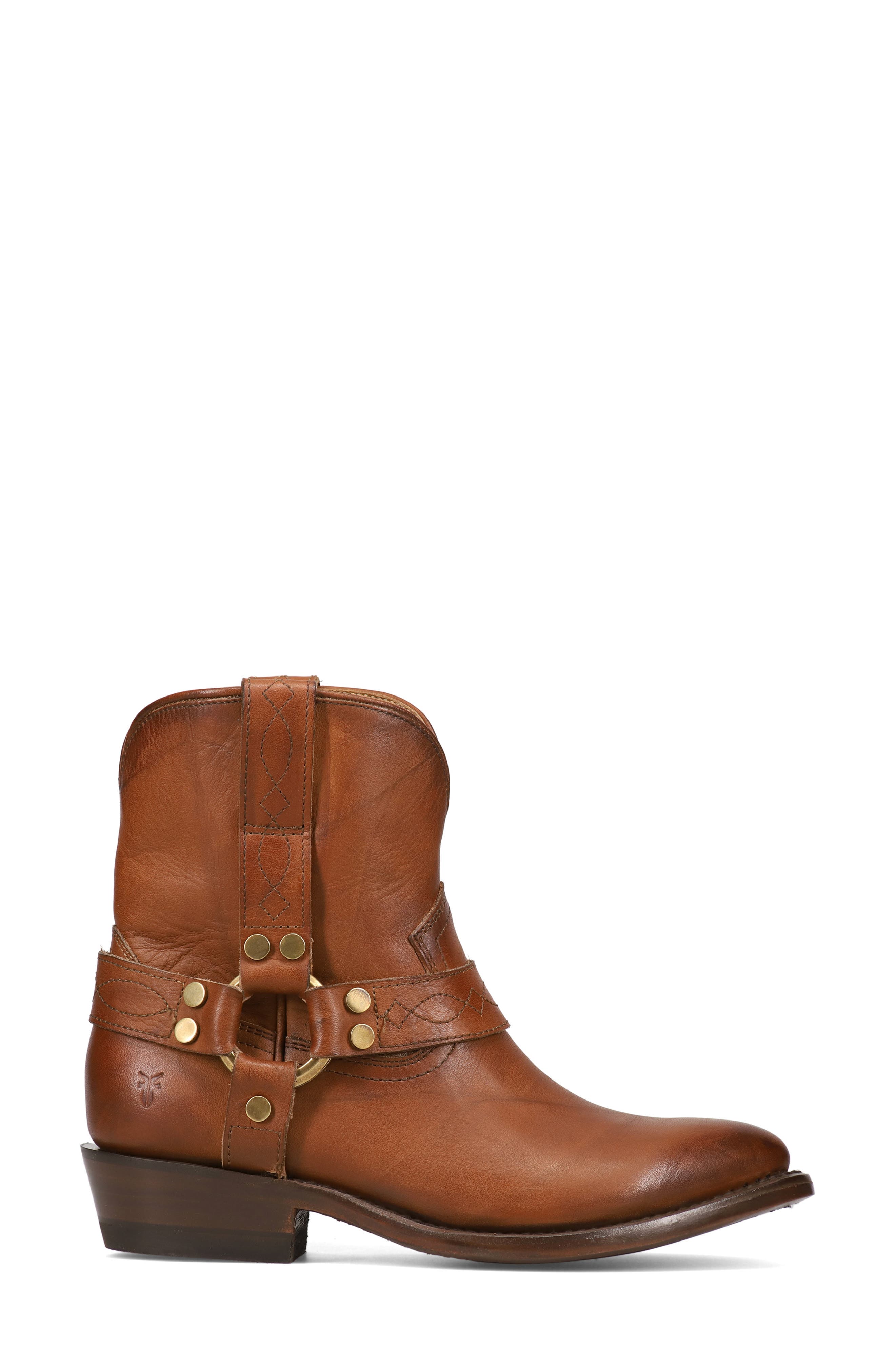 Frye Billy Harness Bootie, Alternate, color, Saddle