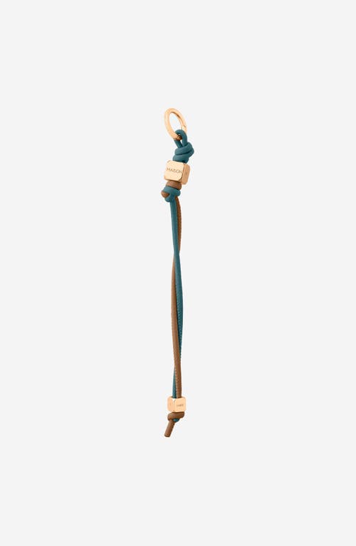 Maison De Sabre Maison De Sabré Leather Wristlet Charm In Bondi Sandstone