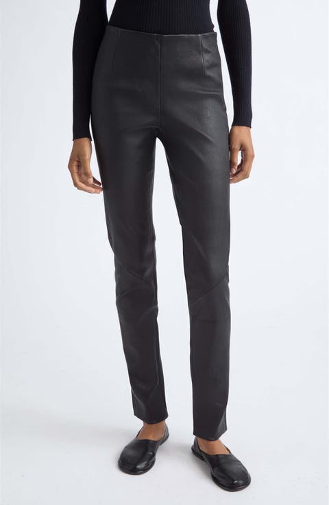 Marlon Stretch Leather Leggings