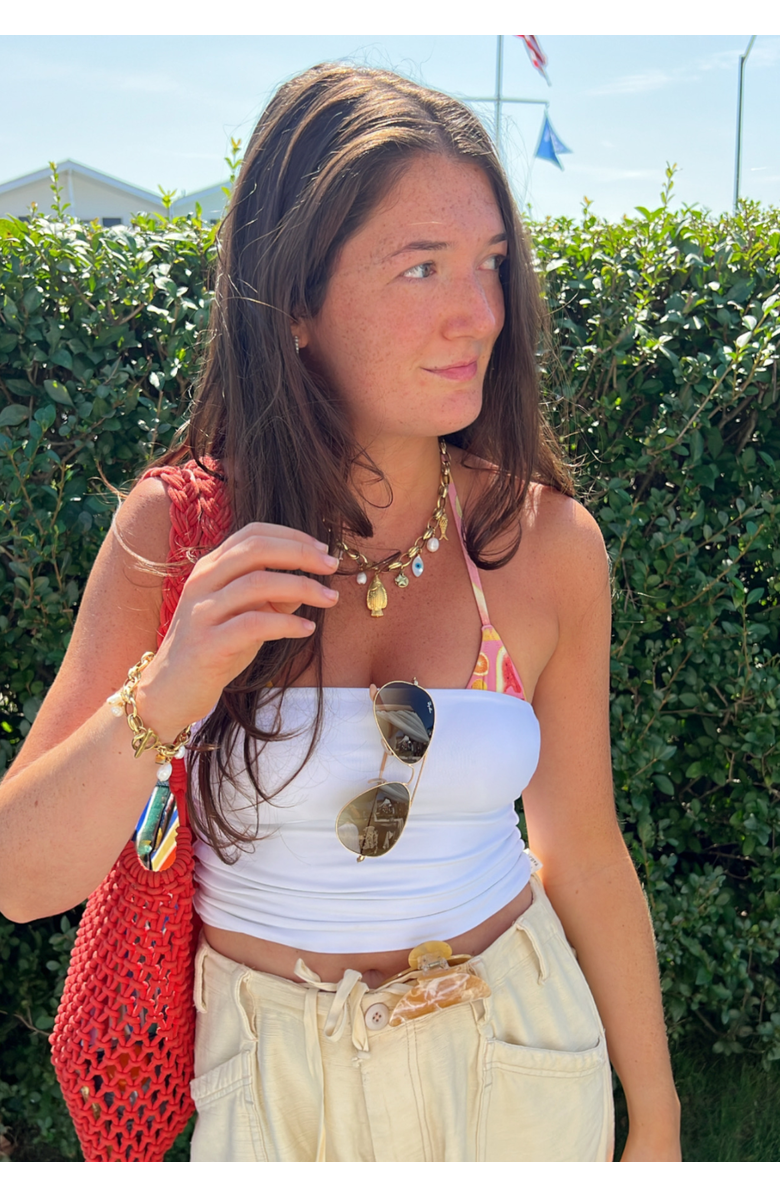 sccollection Chiara Necklace, Alternate, color, Gold