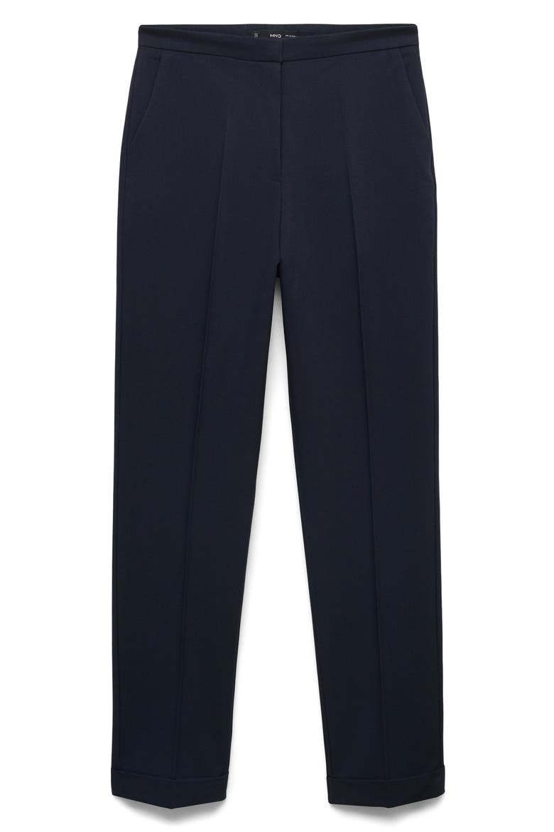 Straight Leg Suit Pants, Alternate, color, DARK NAVY