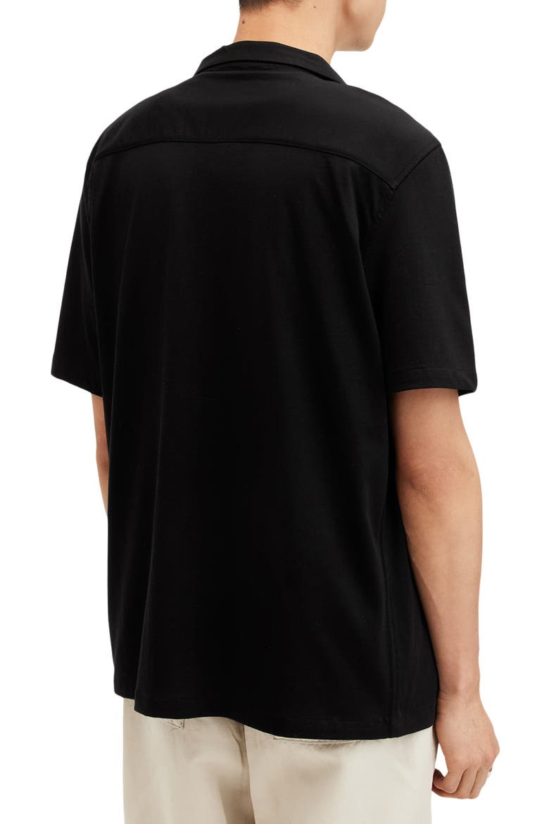 Hudson Camp Shirt, Alternate, color, BLACK