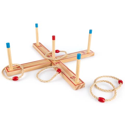 Ring Toss Classic Wood Game, Age 3+
