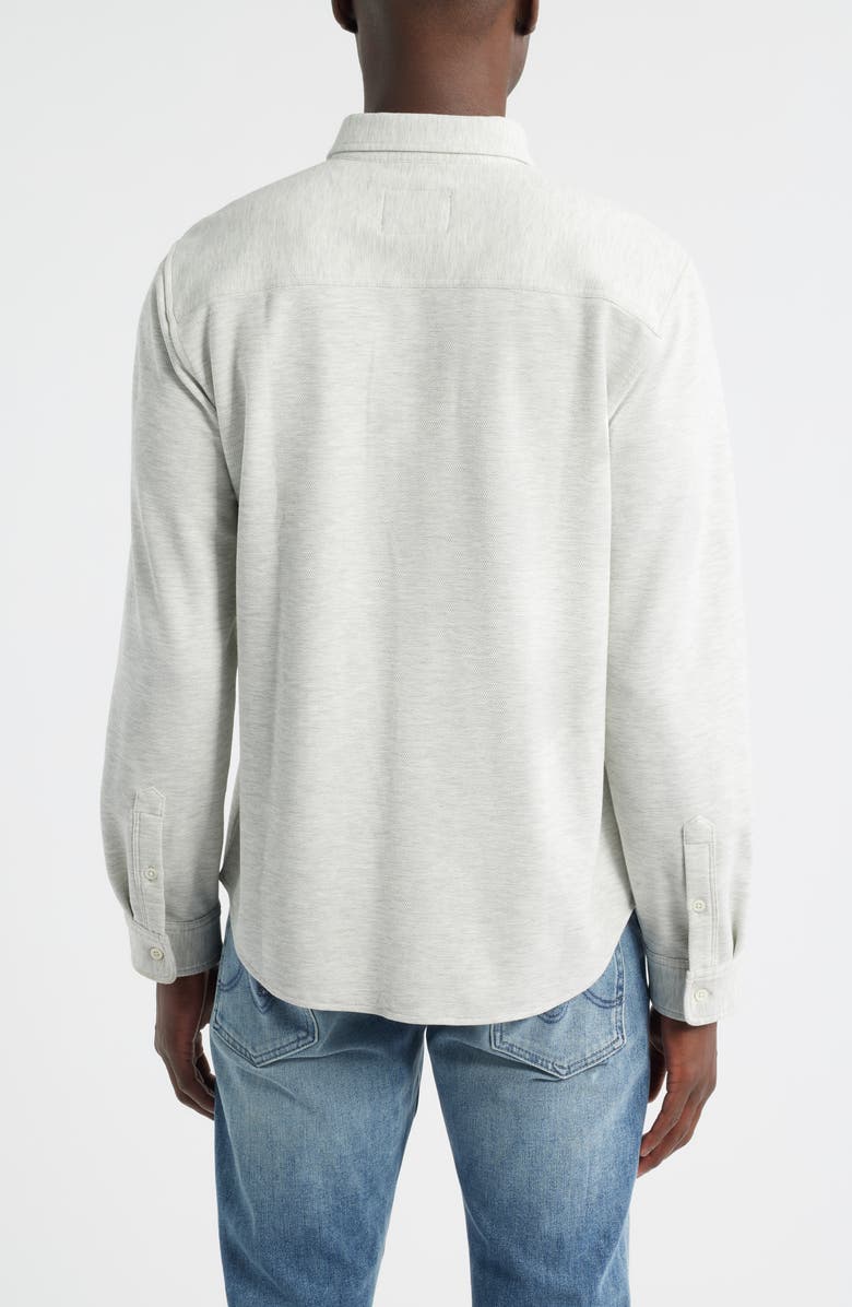 Rails Vincent Heathered Piqué Button-Down Shirt, Alternate, color, 