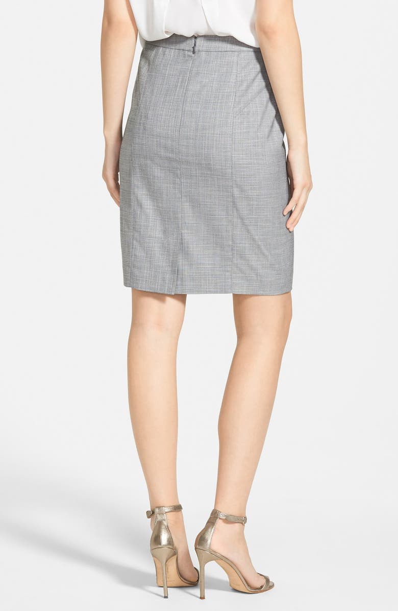 Halogen<sup>®</sup> Crosshatch Suit Skirt, Alternate, color, 