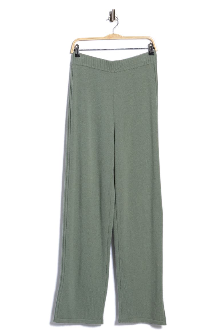 Jax Wide Leg Wool & Cashmere Pants, Main, color, ORAN