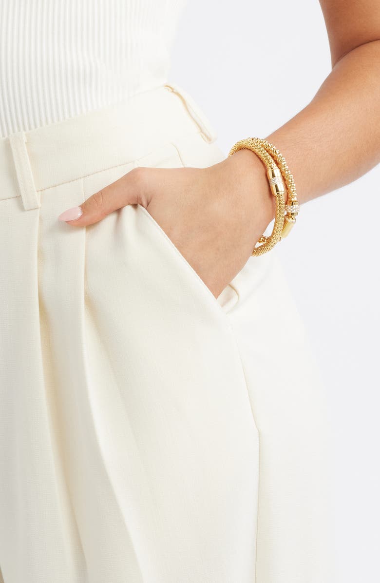 Set of 2 Mesh Stretch Bracelets