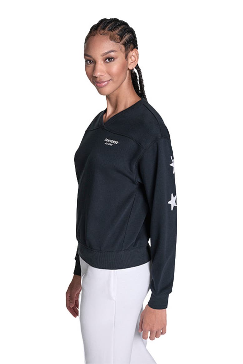 Knock Out Hoodie, Alternate, color, CONVERSE BLACK