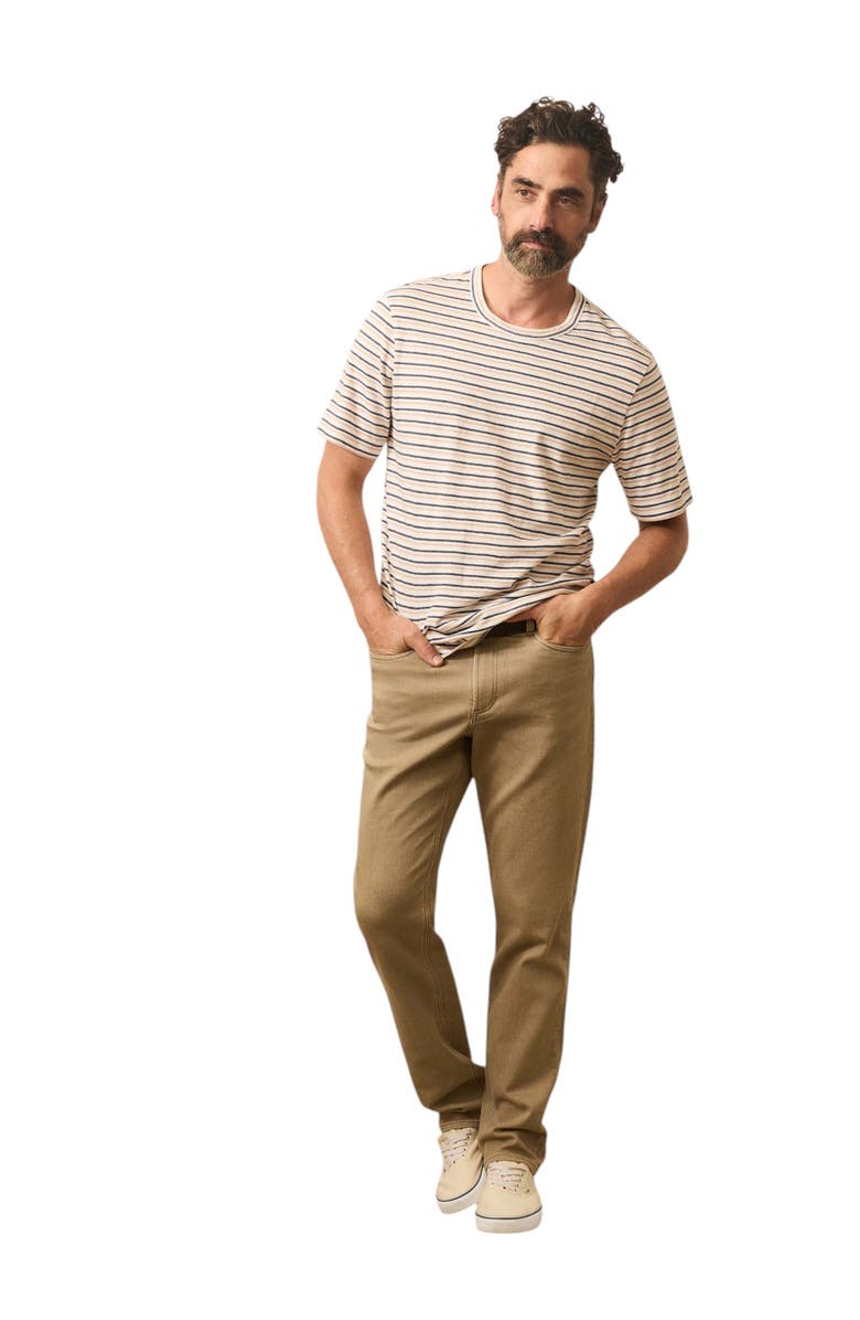 Faherty Sunwashed Stripe Organic Cotton T-Shirt, Alternate, color, Canyon Creek Stripe