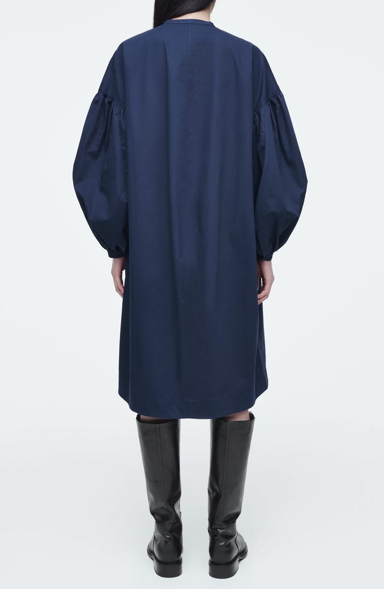 COS GATHERED TIE-DETAIL DRESS, Alternate, color, 