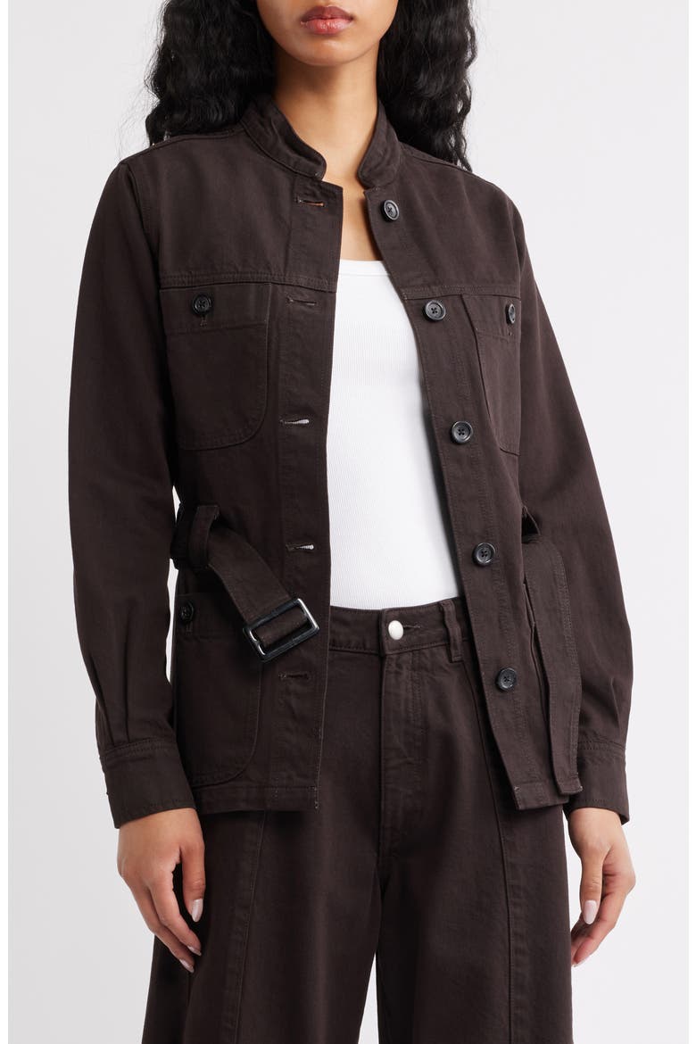 Belted Utility Jacket, Alternate, color, TOBACCO
