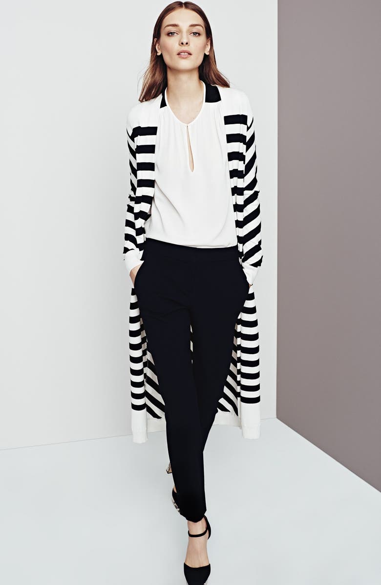 Diane von Furstenberg 'Nikki' Silk Top, Alternate, color, 