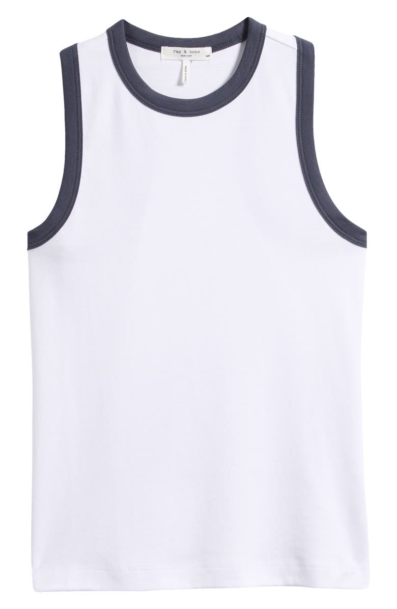 rag & bone Mia Ringer Tank, Alternate, color,
