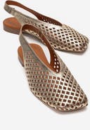 Forever & Always Shoes Delizia Leather Slingback Shoe