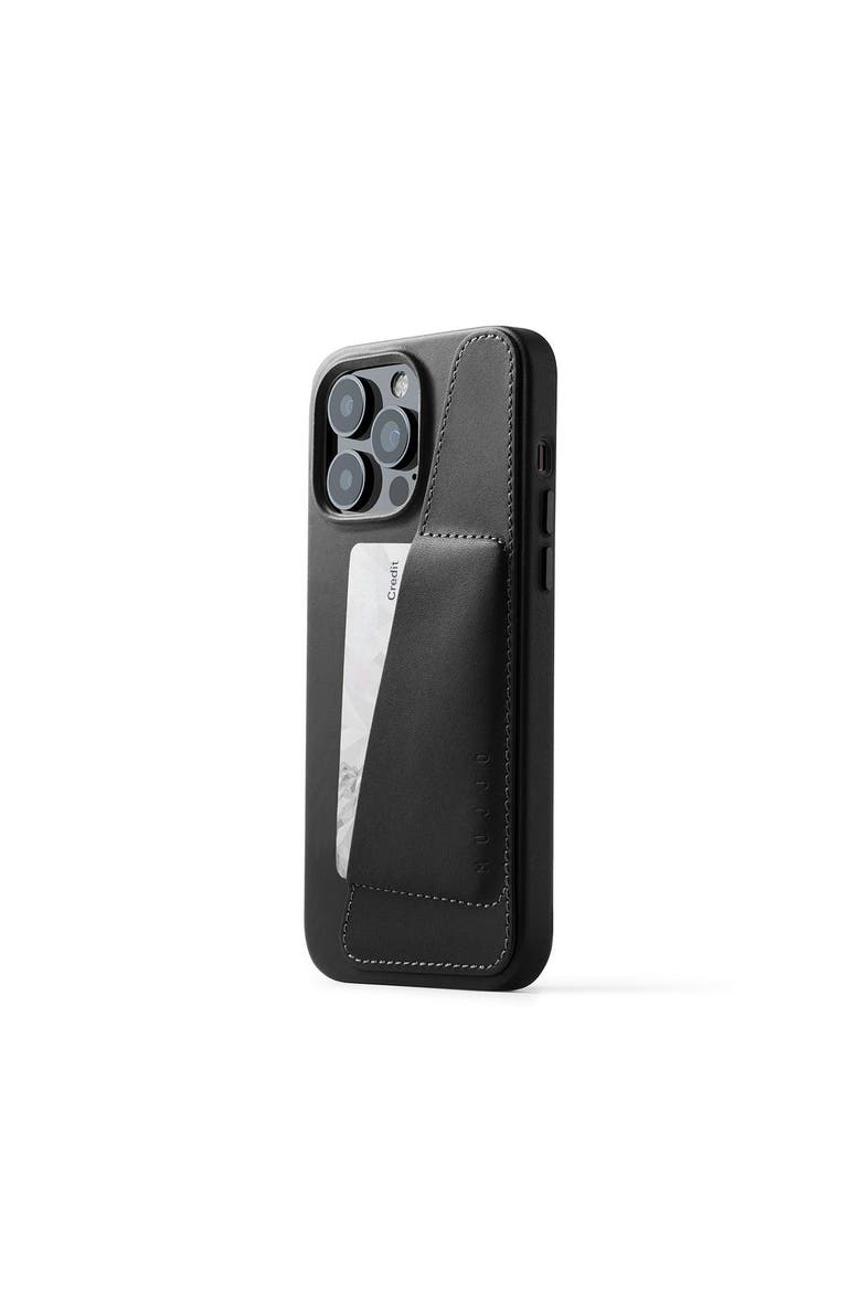 Full Leather Wallet Case for iPhone 14 Pro Max, Alternate, color, Black