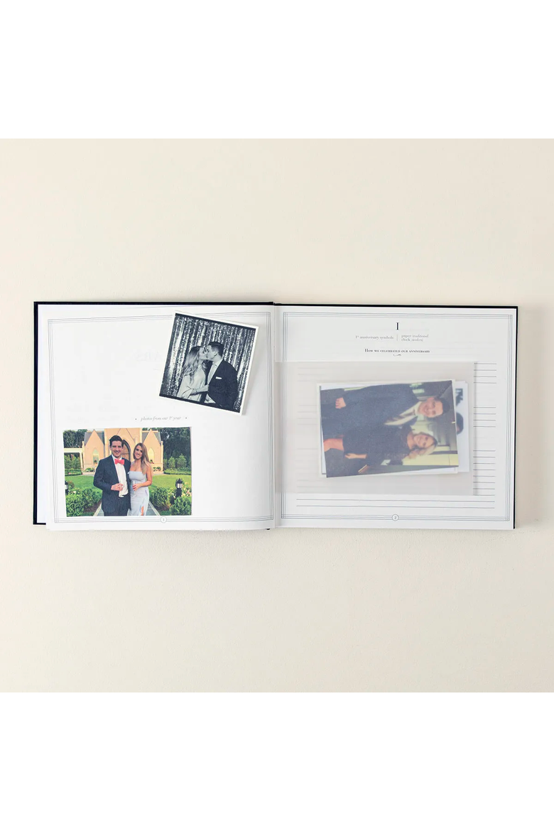 The Anniversary Journal by Stratton Binding Corp., Alternate, color, Black Silk Moire