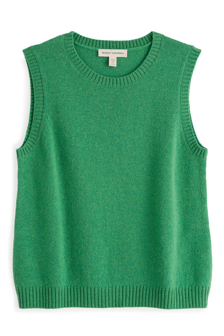 East View Sweater Vest, Alternate, color, PEA POD