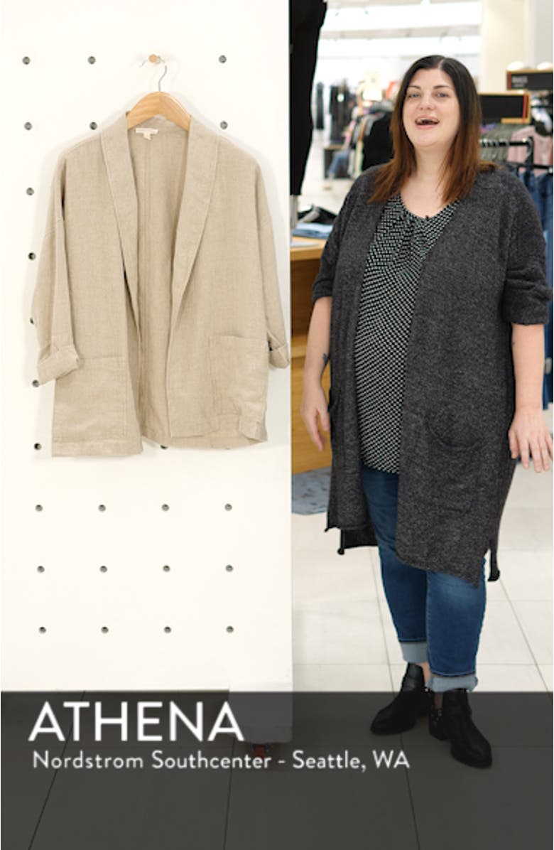 Organic Linen Jacket, sales video thumbnail