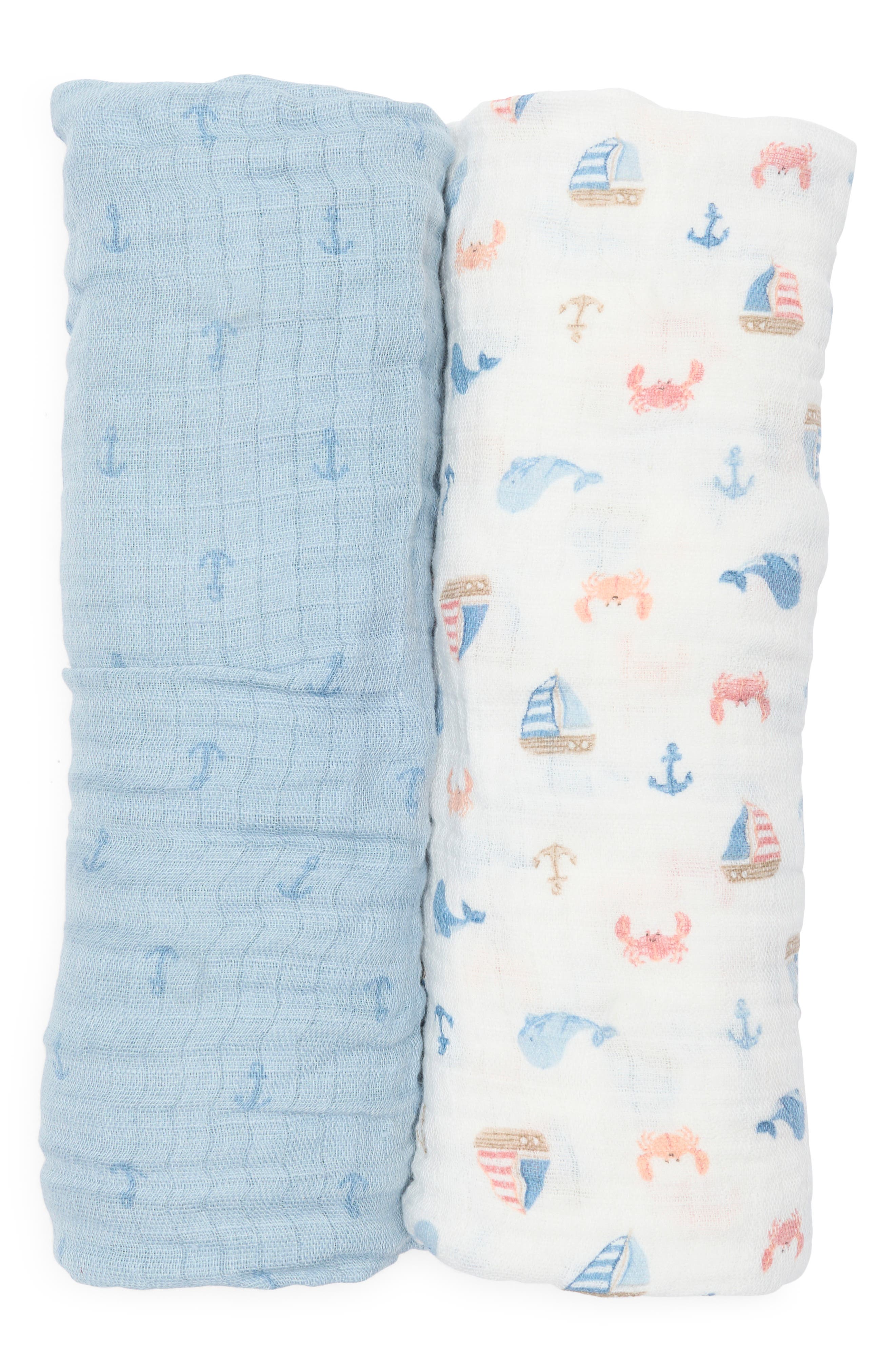 Chick pea 2-Pack Assorted Muslin Blankets