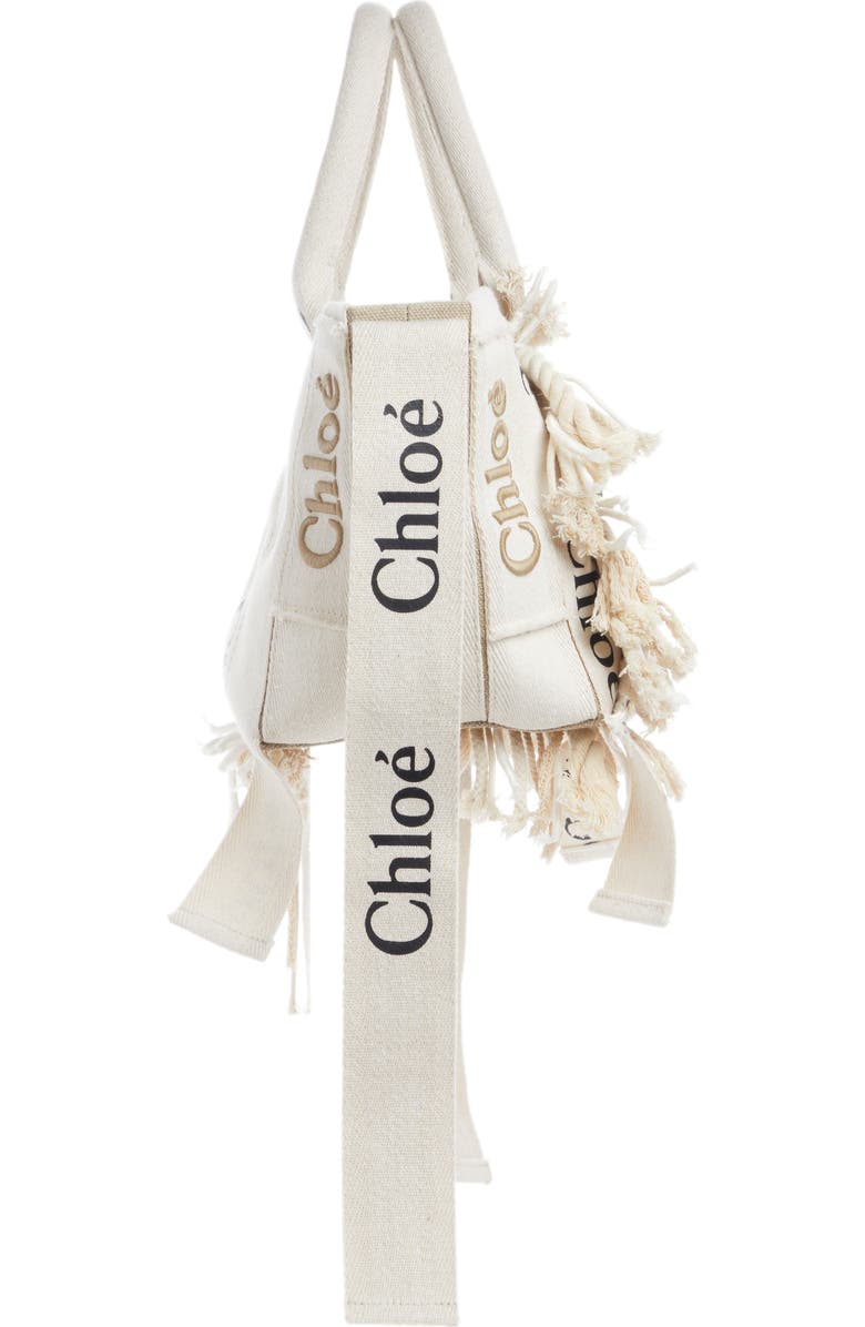 Chloé Medium Woody Woven Patch Tote, Alternate, color,