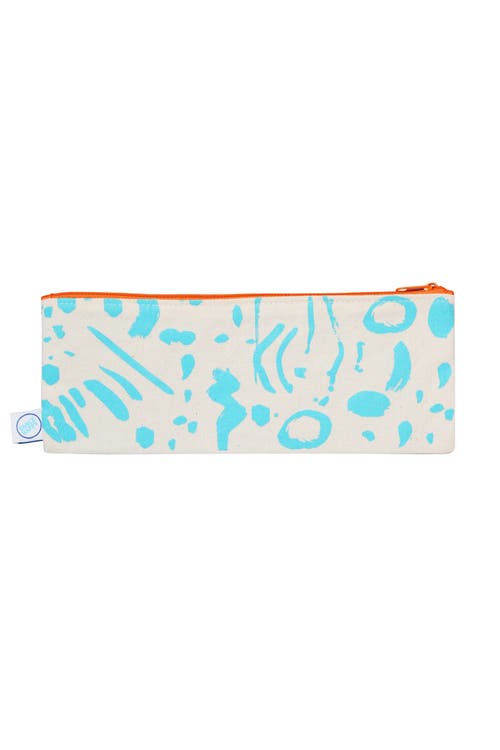 Dance Happy Be You, Not Them Pencil Case In Aqua