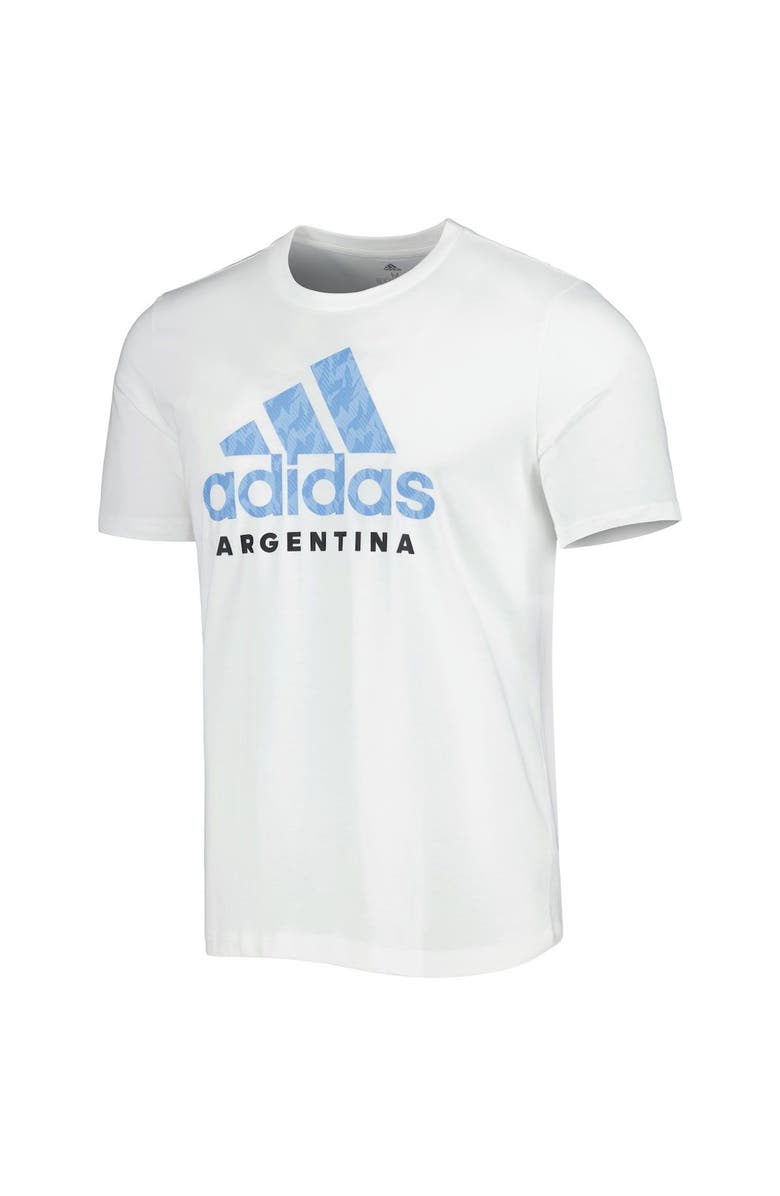 adidas Men's adidas White Argentina National Team DNA Graphic T-Shirt, Alternate, color, 