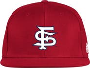 adidas Men's adidas  Red Fresno State Bulldogs On-Field Fitted Hat