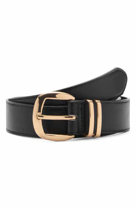 MANGO Faux Leather Belt
