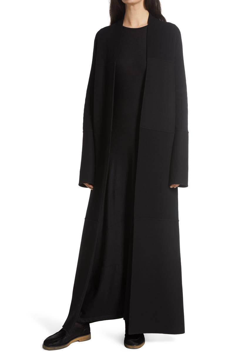 The Row Ariane Multi Panel Cashmere & Wool Blend Long Coat, Alternate, color,